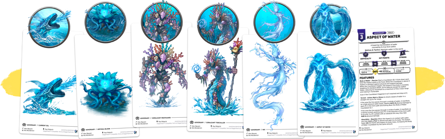 A preview showing the Crystal Desert Adversaries